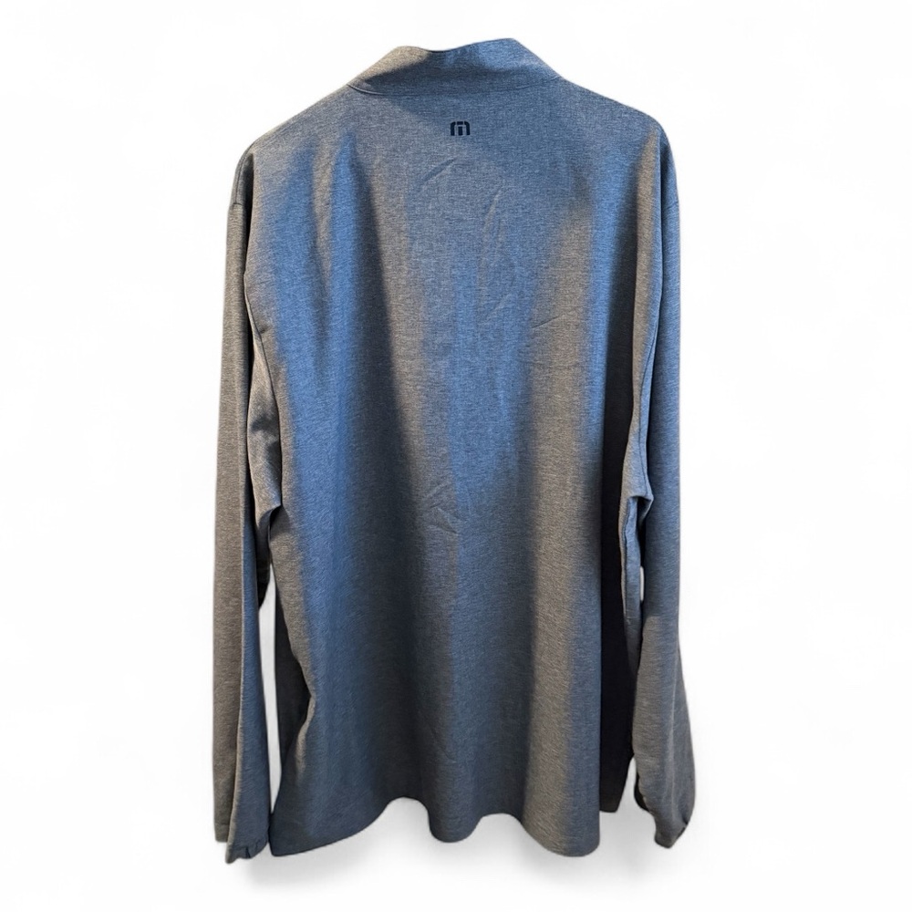 Travis Matthew Gray Quarter-Zip Pullover - Picture 2 of 2